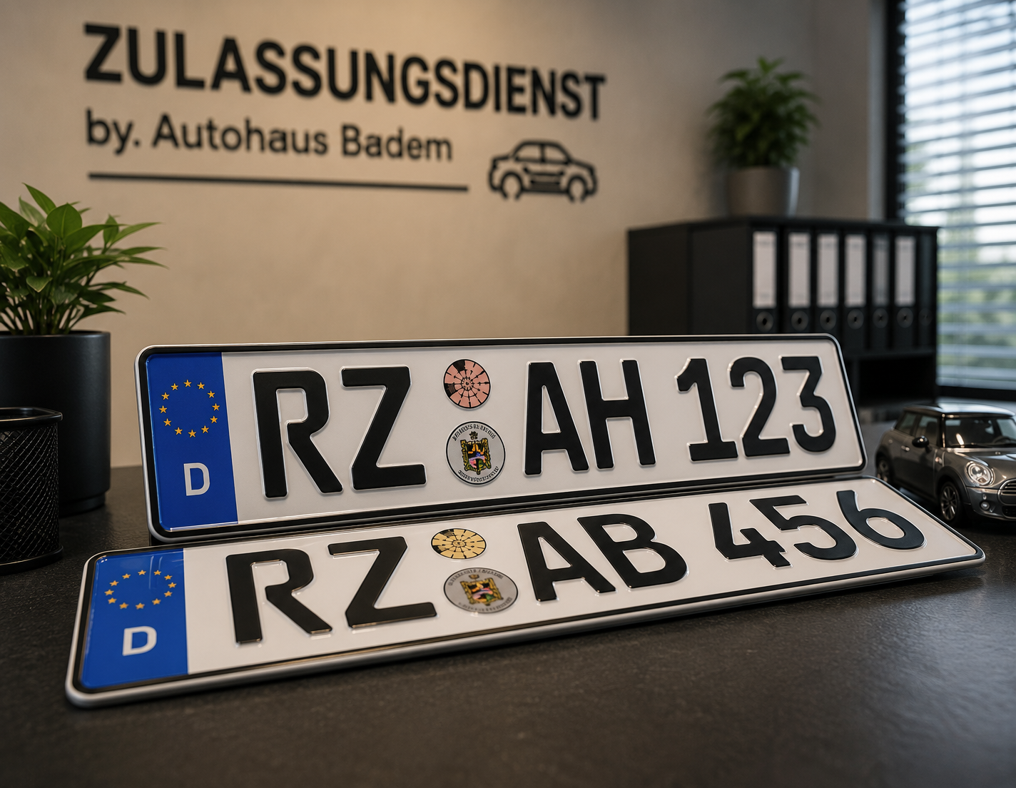 Standard und Wunschkennzeichen